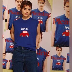 NWT Pleasing "Drive Me Crazy" knitted vest